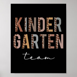 Poster Équipe de maternelle Bonjour Ck Appréciation de la