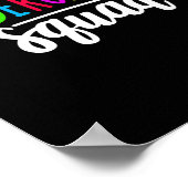 Poster Équipe de maternelle Squad Tee Enseignant Byck À l (Coin)