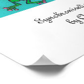 Poster Équipe de natation synchronisée (Coin)