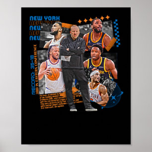 Poster Équipe de New York de basket-ball