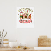 Poster équipe de Noël pain d'épice (Cuisine)