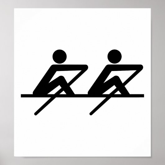 Poster Équipe de pagaie (Devant)