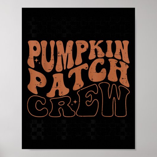 Poster Équipe de Patch de Citrouille Halloween Patch de C (Devant)
