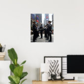 Poster Équipe de perceuse silencieuse de la Garde côtière (Bureau à domicile)