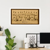 Poster Équipe de Philadelphie Phillies 1913 (Bureau à domicile)
