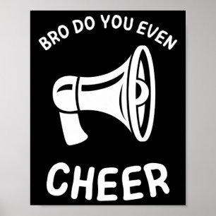 Poster Équipe de pom-pom girls et pom-pom girl