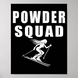 Poster Équipe de poudre