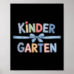 Poster Équipe de professeur de maternelle prépa Noeud pap