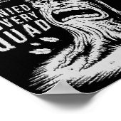 Poster Équipe de Récupération Arborée Drôle Disc Golf Stu (Coin)