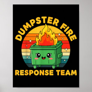 Poster Équipe de réponse à l'incendie de la poubelle des