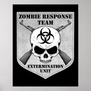Poster Équipe de réponse de zombi