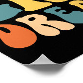 Poster Équipe de rêve de cinquième année Enseignant Étudi (Coin)