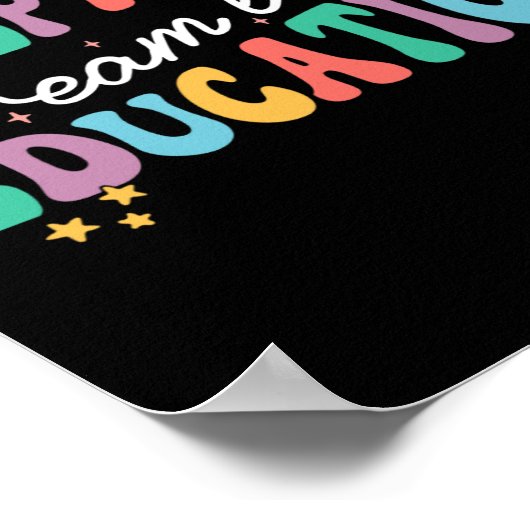 Poster Équipe de rêve de l'éducation exceptionnelle Ensei (Coin)