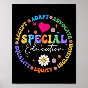 Poster Équipe de rêve de l'équipe de l'éducation spéciale