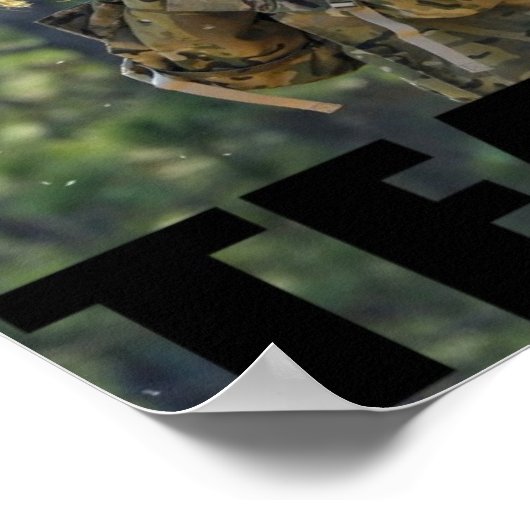 Poster Équipe de sapeurs de l'armée (Coin)