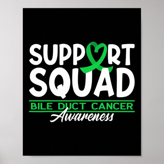 Poster Équipe de sensibilisation Cholangiocarcinome Cance (Devant)