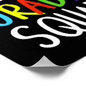 Poster Équipe De Sixième Année De Retour À L'École (Coin)