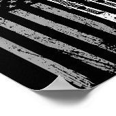 Poster Équipe de ski de descente 4 juillet drapeau améric (Coin)