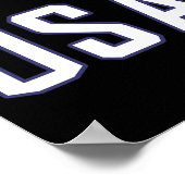 Poster Équipe de ski du drapeau américain Équipement de s (Coin)