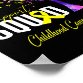 Poster Équipe De Soutien À La Sensibilisation Au Cancer C (Coin)