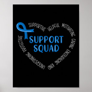 Poster Équipe de soutien au cancer du côlon Sensibilisati
