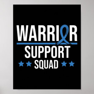 Poster Équipe de soutien aux guerriers Sensibilisation au
