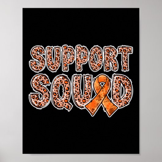 Poster Équipe de soutien des Empreintes de léopard de rub (Devant)