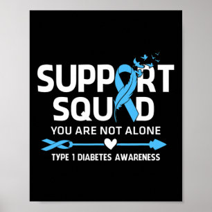 Poster Équipe de soutien des guerriers Sensibilisation au