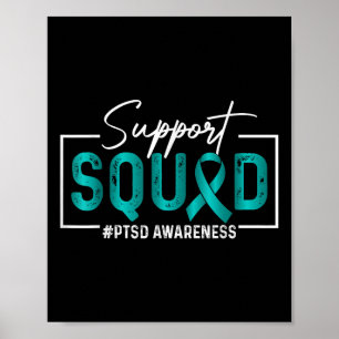 Poster Équipe de soutien émotionnel Trauma Ptsd Prix Mois