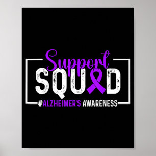 Poster Équipe de soutien Mois de la sensibilisation à Alz
