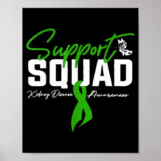 Poster Équipe de soutien Mois de la sensibilisation à la (Devant)