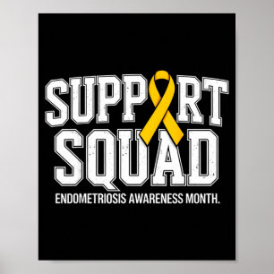 Poster Équipe de soutien mois de sensibilisation à l'endo