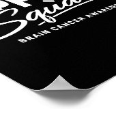 Poster Équipe de soutien mois de sensibilisation au cance (Coin)