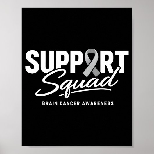 Poster Équipe de soutien mois de sensibilisation au cance (Devant)