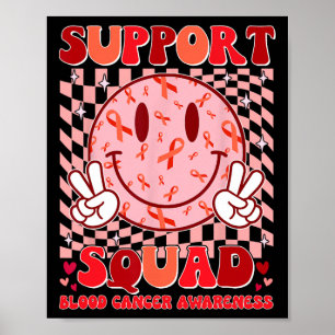 Poster Équipe de soutien motivationnel Groovy pour la sen