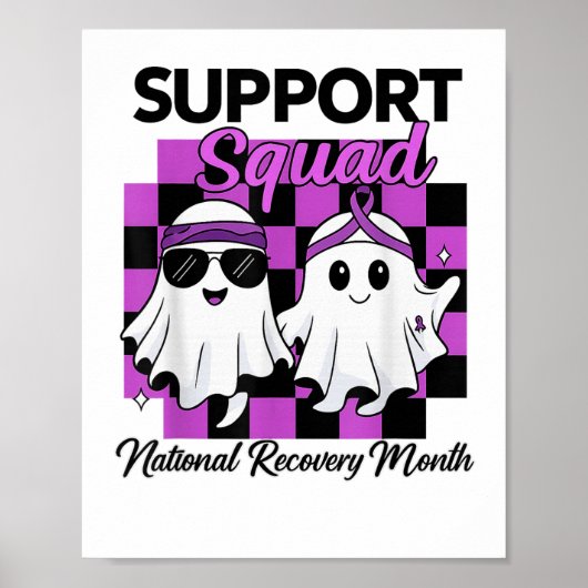Poster Équipe de soutien Recul national Mois de la dépend (Devant)