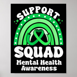Poster Équipe de soutien Sensibilisation à la santé menta