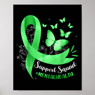 Poster Équipe de soutien Sensibilisation à la santé menta