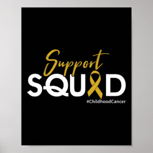 Poster Équipe de soutien - Sensibilisation au cancer chez