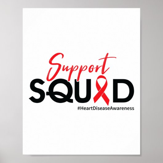 Poster Équipe de soutien - Sensibilisation aux maladies c (Devant)