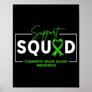 Poster Équipe de soutien TBI prise de conscience des lési
