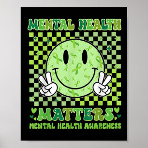 Poster Équipe de soutien visage souriant Sensibilisation 