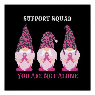 Poster Équipe de soutien Vous n'êtes pas seul