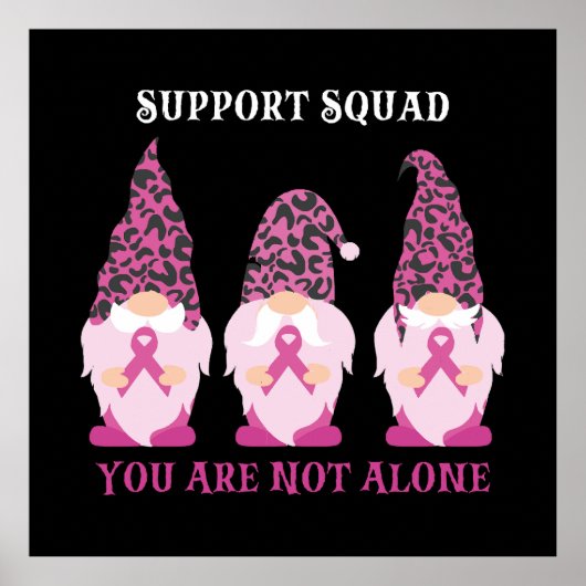 Poster Équipe de soutien Vous n'êtes pas seul (Devant)