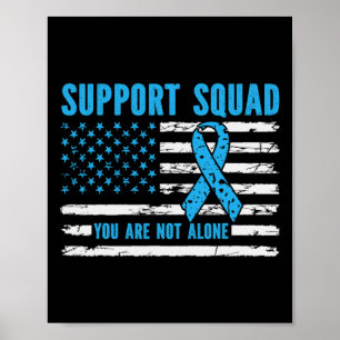 Poster Équipe de soutien Vous n'êtes pas seul