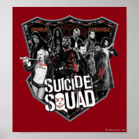Équipe de suicide | Badge de groupe photo