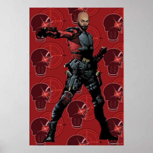 Poster Équipe de suicide | Deadshot Comic Book Art (Devant)