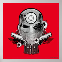 Équipe de suicide | Deshot Masque & Armes Tatouage
