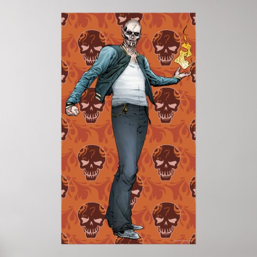 Poster Équipe de suicide | El Diablo Comic Book Art (Devant)