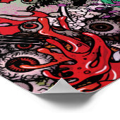 Poster Équipe de suicide | Explosion de nuages de champig (Coin)